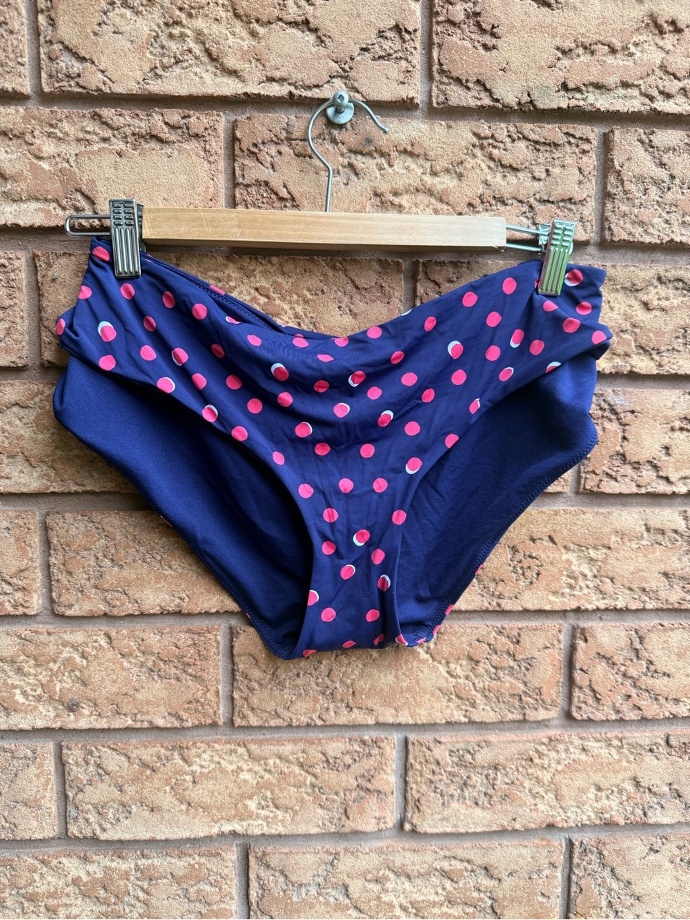 La Vie En Rose Polka Dot Full Coverage Bikini Bottoms